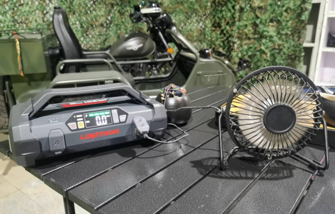 2500a Lithium Jump Starter With Air Compressor - JA302 - Lokithorshop