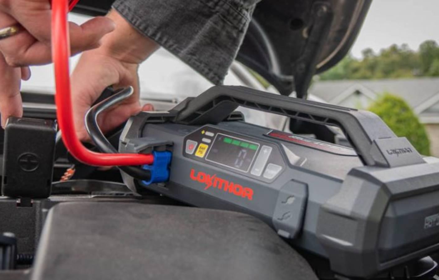 Portable Car Jump Starter With Inflator JA300 - Lokithorshop
