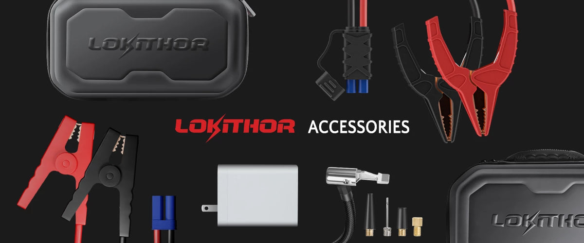 Bagvaskelse Nat sted Mentalt LOKITHOR Accessories for Lithium Jump Starter – Lokithorshop