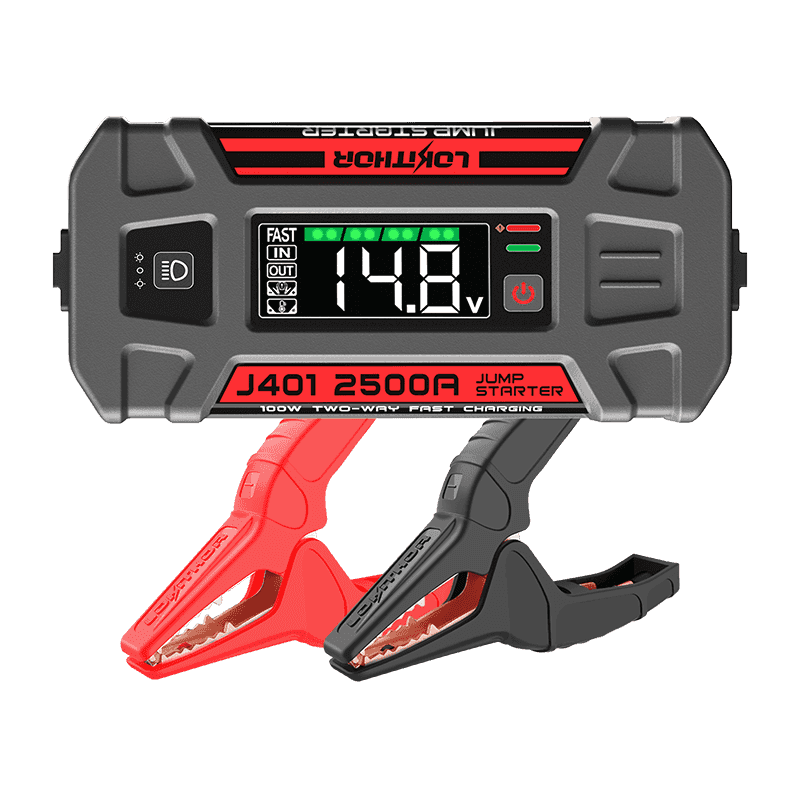 LOKITHOR J401 Jump Starter - 2500Amp, 100W Fast Charge