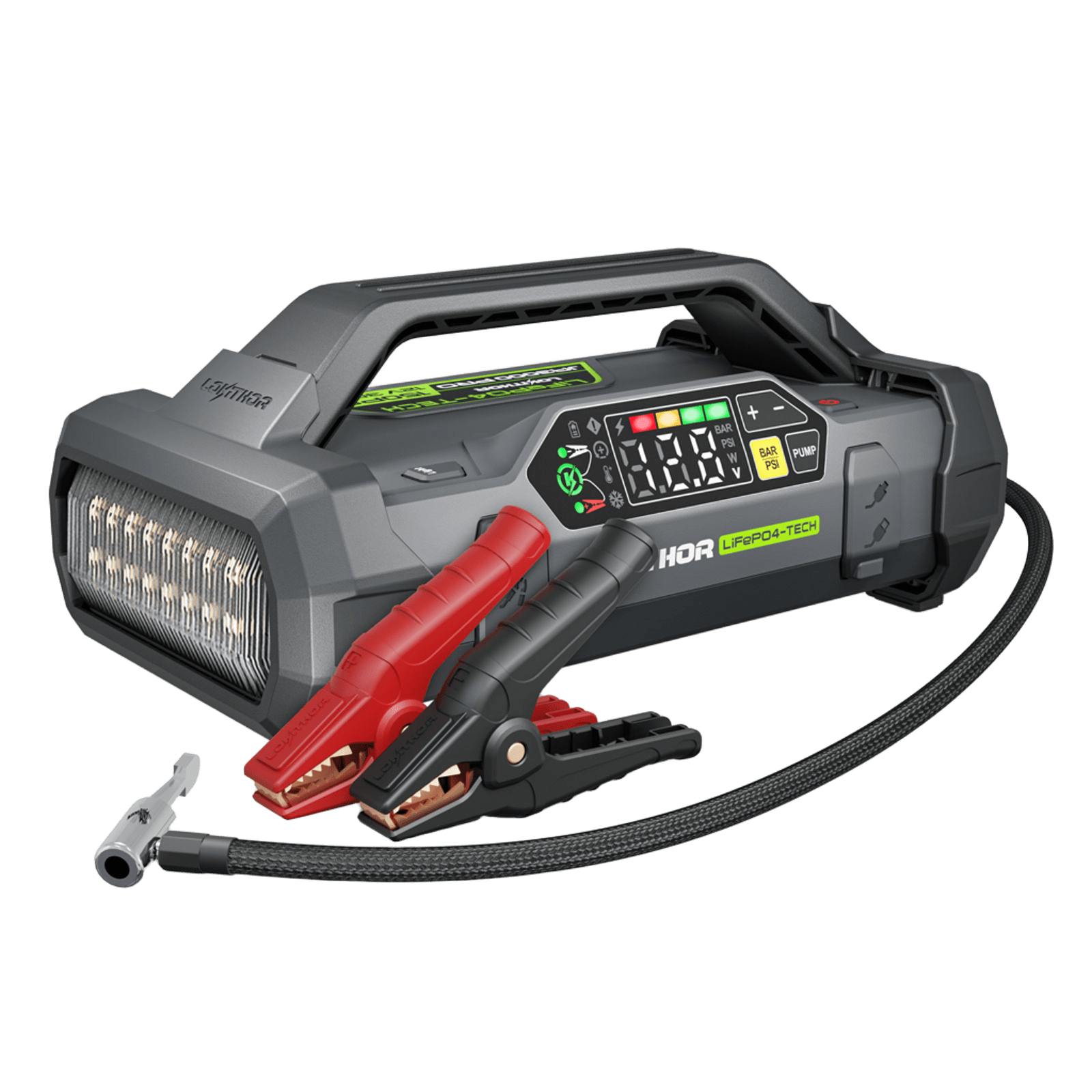 LOKITHOR JA3000 PRO Jump Starter with LiFePO4-Tech 3000Amp