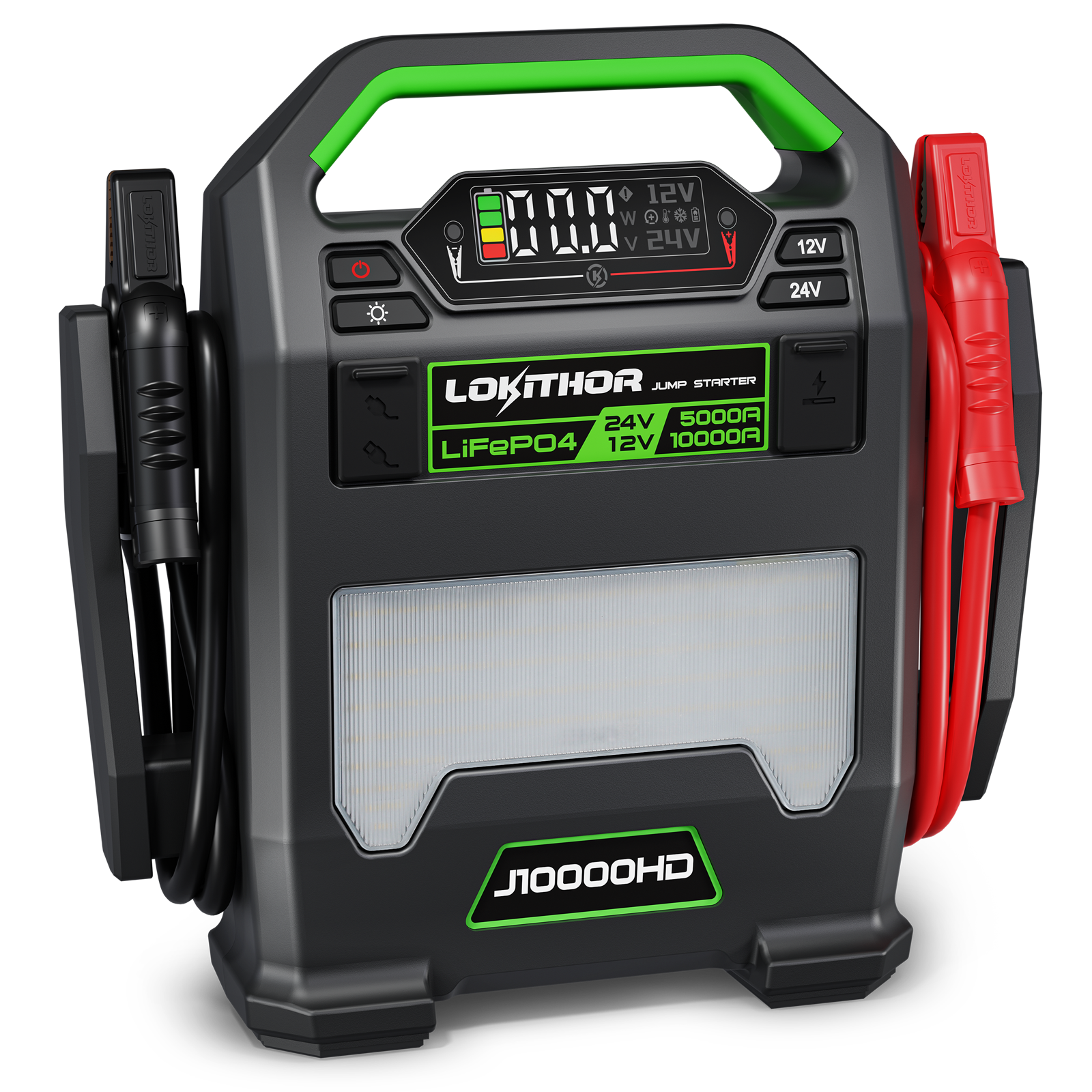 LOKITHOR J10000HD 12V 10000 Amp and 24V 5000 Amp Jump Starter