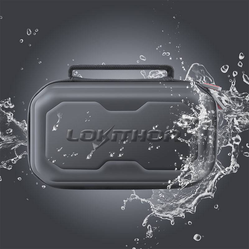 Waterproof LOKITHOR EVA case with splash effect
