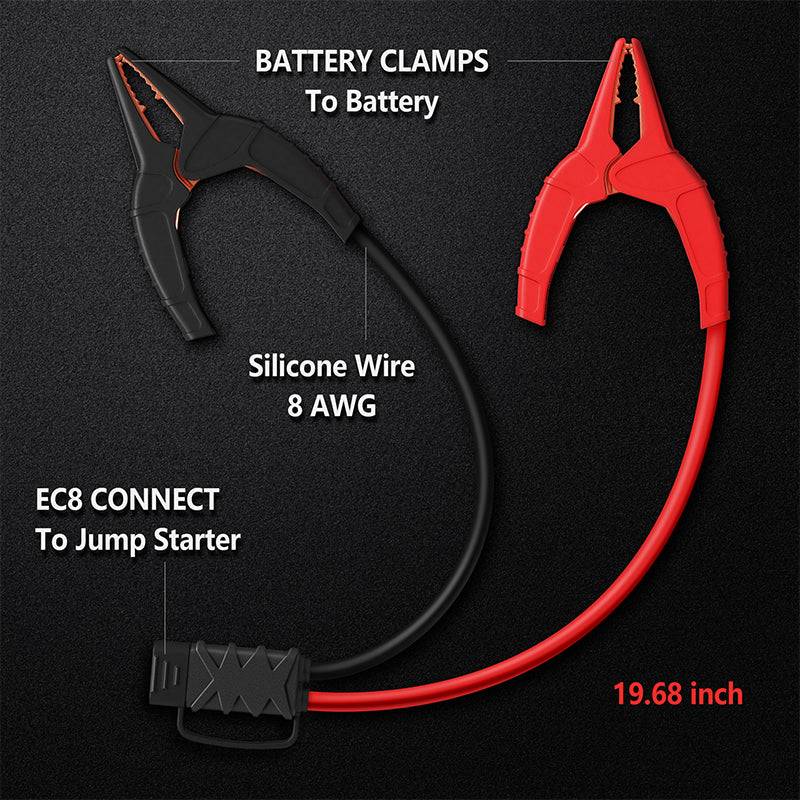 LOKITHOR battery clamps with EC8 connector