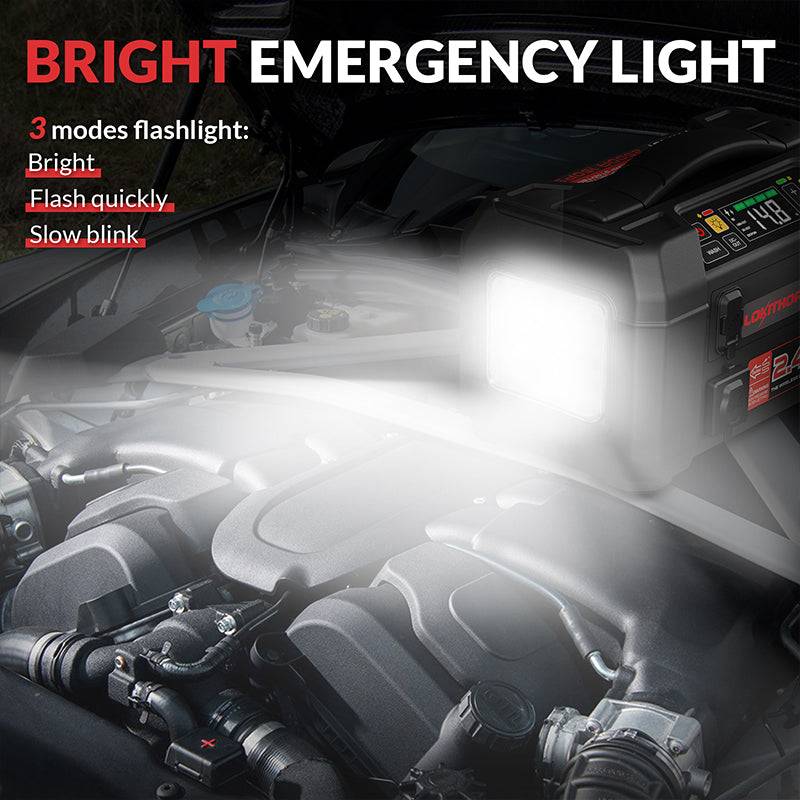LOKITHOR AW401 bright emergency light feature