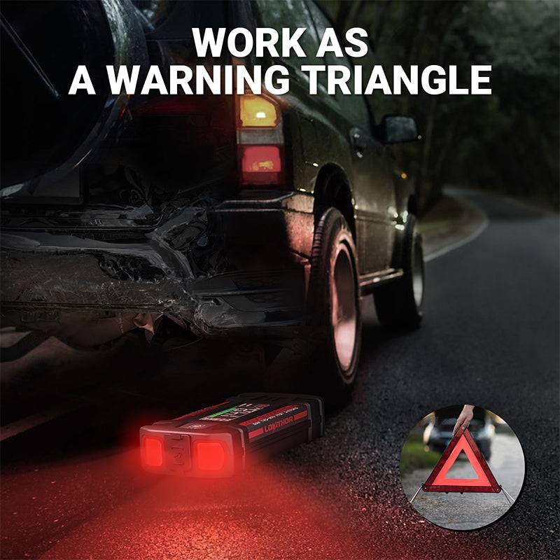 LOKITHOR J401X used as a warning triangle