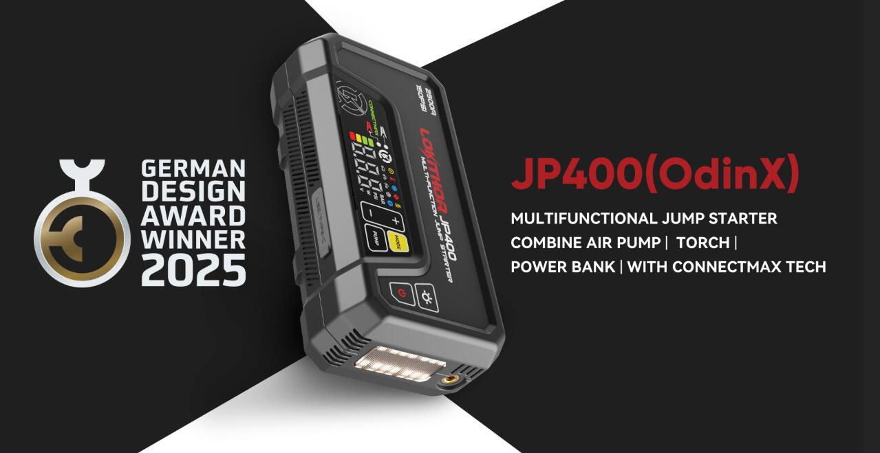 LOKITHOR JP400 Jump Starter 2500A with 150PSI Air Compressor for 8.5L Gas / 6.5L Diesel