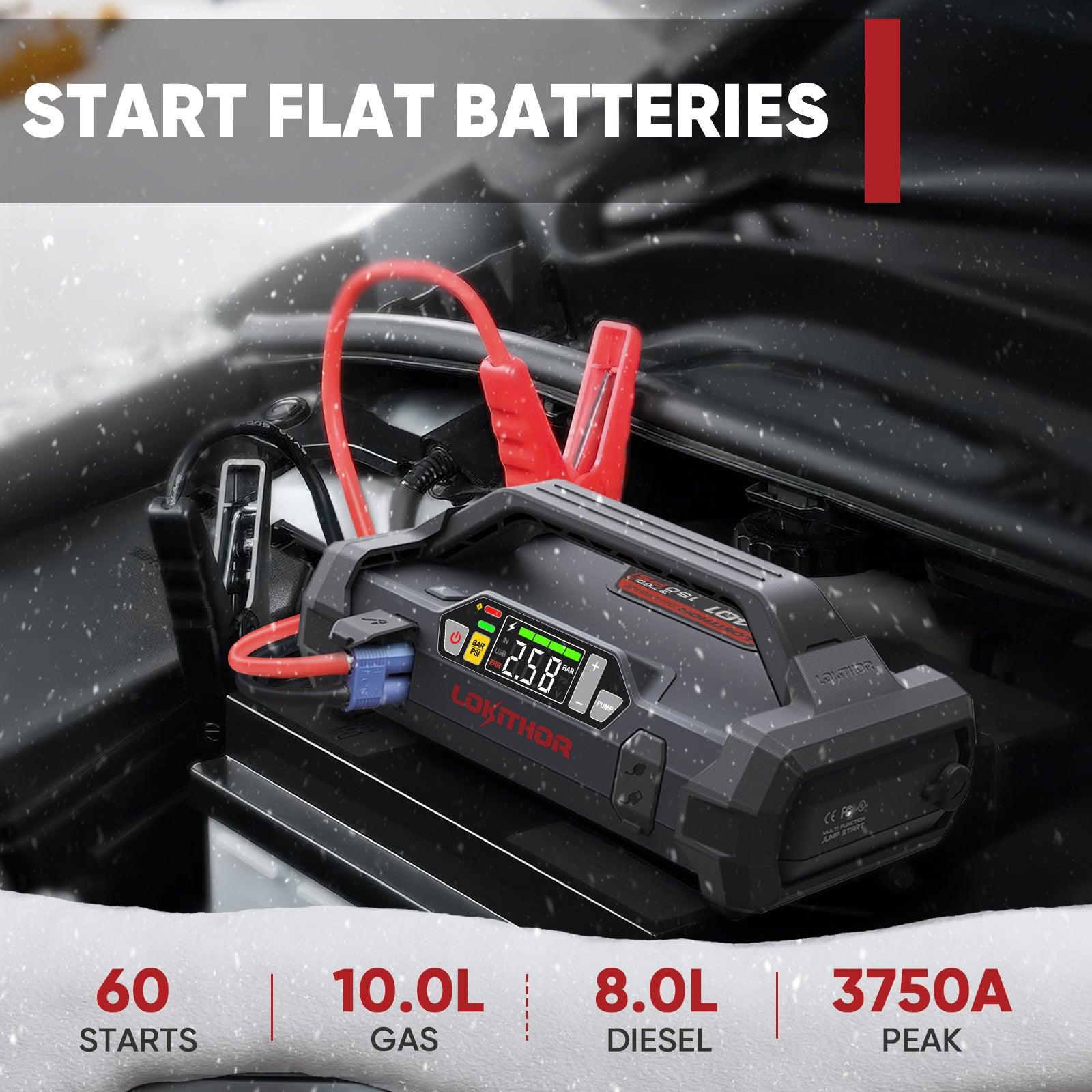 LOKITHOR JA401 Car Jump Starter-The Ultimate Solution for Your Car Emergencies - Lokithorshop