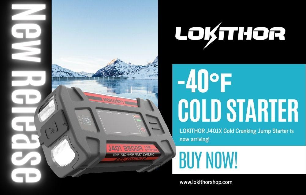 Lokithor J401X -40℃ Cold Cranking Jump Starter New Product Released
