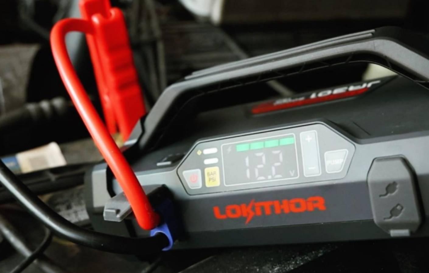 2000A Lithium Jump Starter with Air Compressor- ja301 review - Lokithorshop