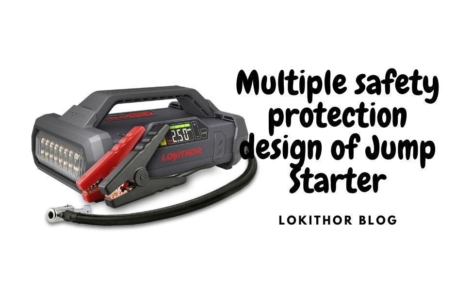 Multiple safety protection design of Jump Starter banner