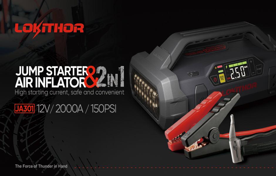 lokithor JA301 jump starter poster