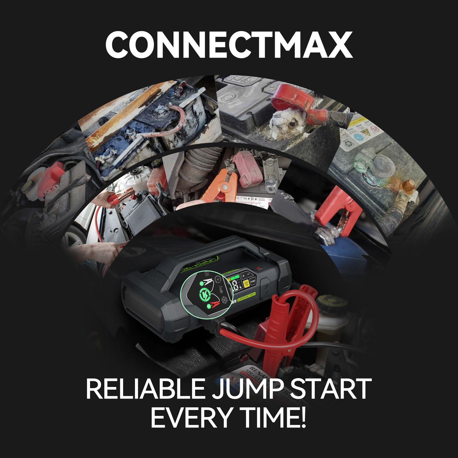 LOKITHOR JA3000 PRO Jump Starter with LiFePO4-Tech 3000Amp
