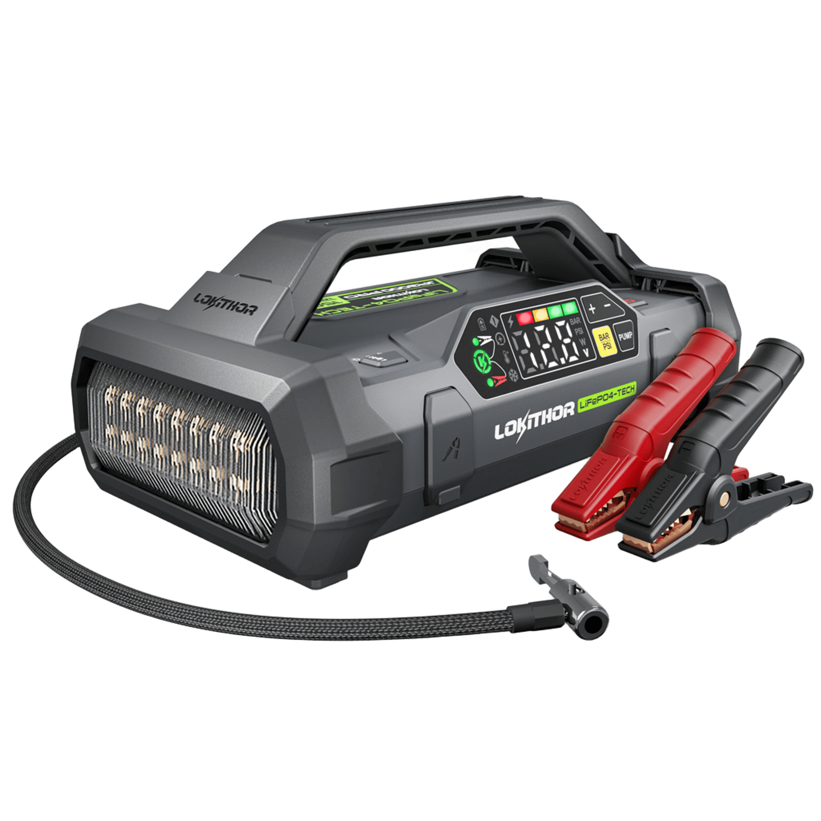 LOKITHOR JA3000 PRO Jump Starter with LiFePO4-Tech 3000Amp