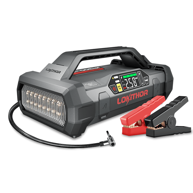 LOKITHOR JA300 Booster with Air Compressor 1500Amp