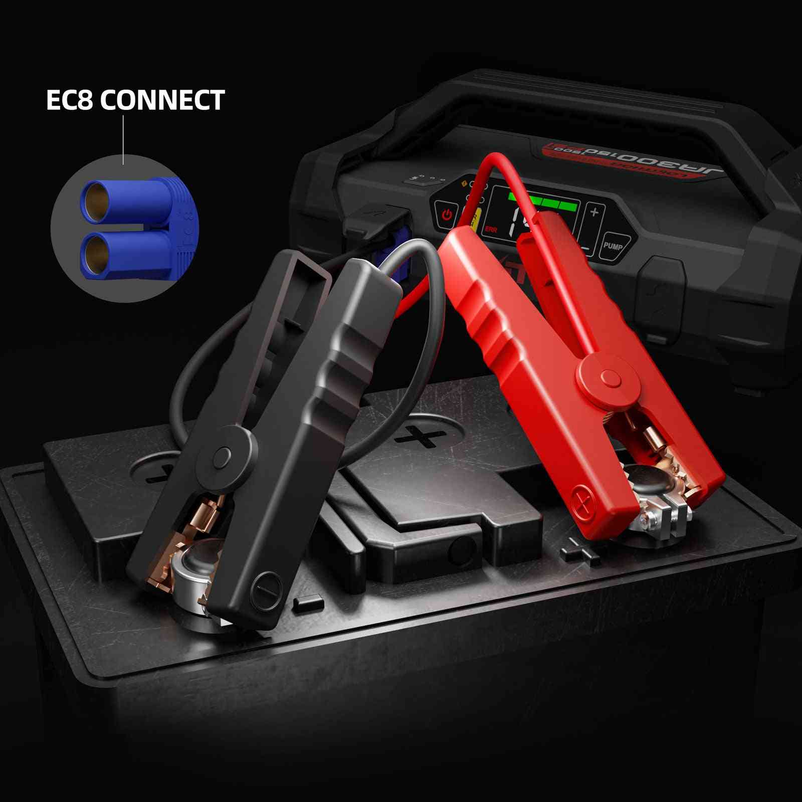 LOKITHOR Clamp8 Jumper Cable Booster Clamps with EC5 Adapter for JA300, JA400 Jump Starters