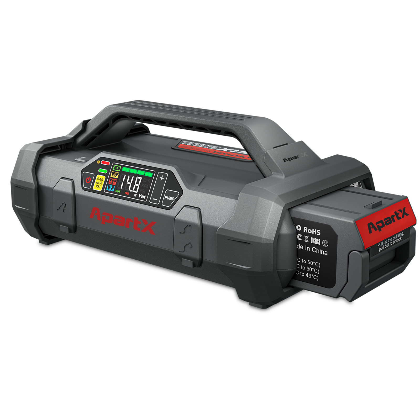 ApartX Jump Starter with Detachable Battery