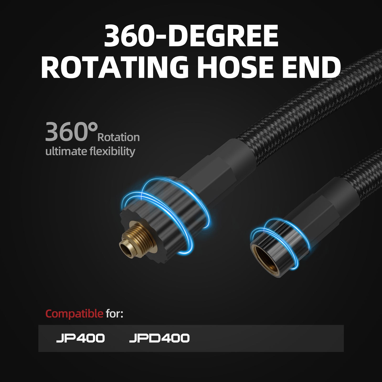 LOKITHOR Hose01 Air Pump Inflator Hose Tube for JP400, JPD400 Jump Starter