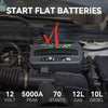 LOKITHOR J5000 PRO LiFePO4 Jump Starter 5000A with 100W Two-Way Fast Charging for 12.0L Gas / 10.0L Diesel