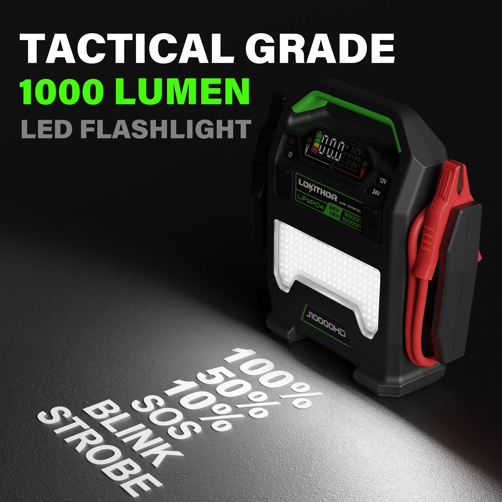 LOKITHOR J10000HD 12V 10000 Amp and 24V 5000 Amp Jump Starter