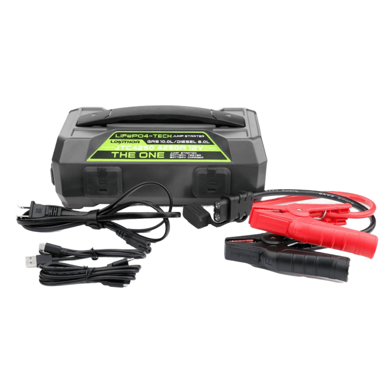 LOKITHOR JTC4250 Jump Starter 7000mAh Compatible with 6V and 12V