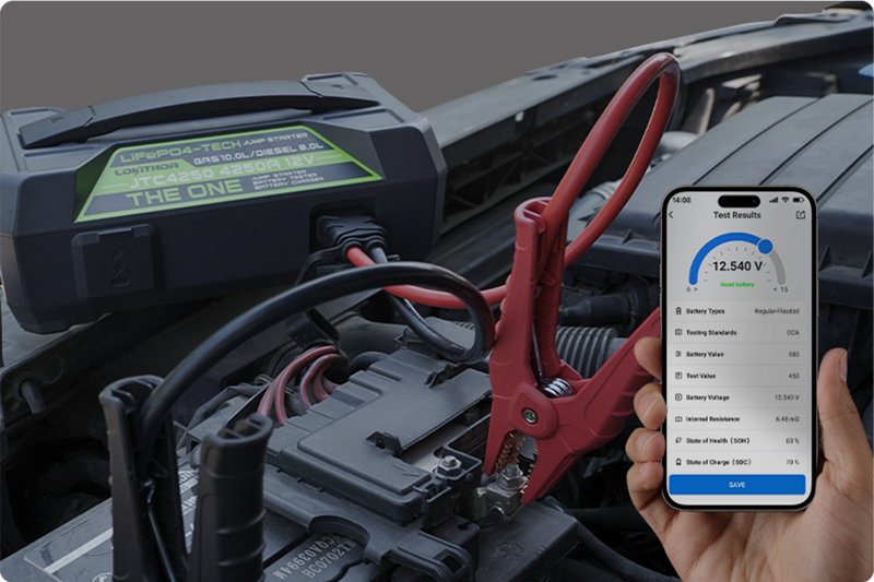 Intelligent 12V Battery Tester